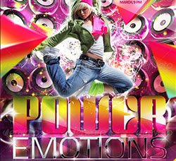 酒吧迪吧海报模板：Power Emotions Party Flyer